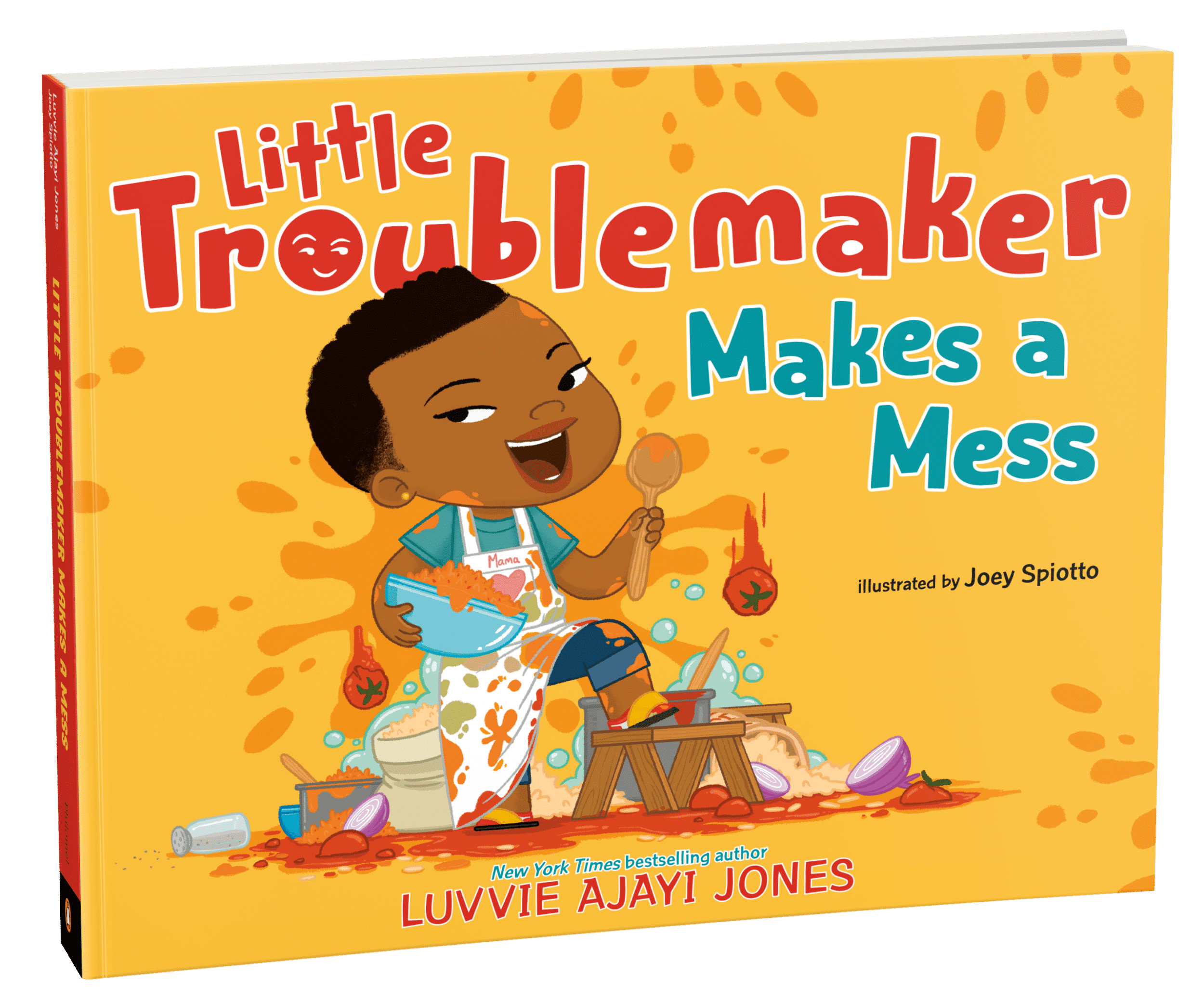 Little Troublemaker Make a Mess - Book Cover 3D