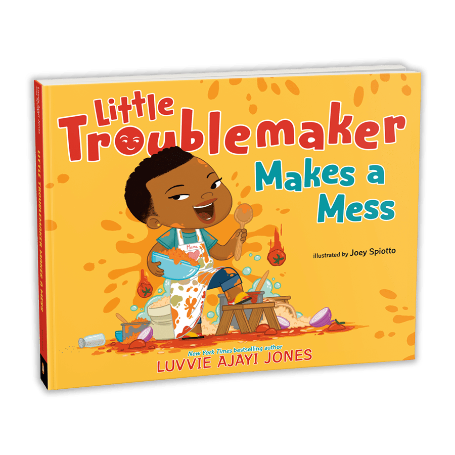 Little Troublemaker Make a Mess - Book Cover transparent