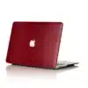 Chic Geeks – Crimson Faux Crocodile MacBook Case