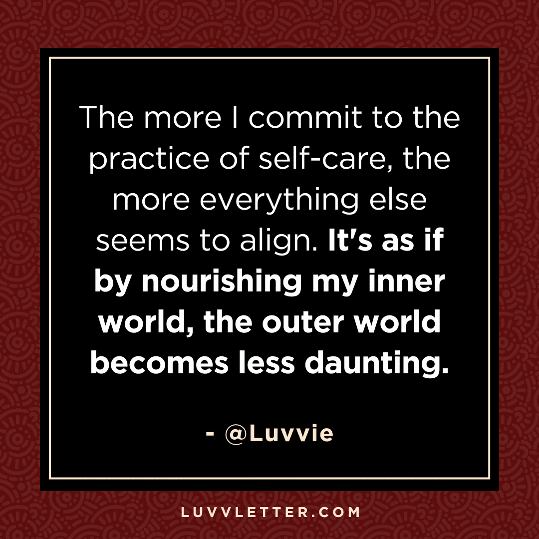 Nourishing My Inner World - Quote Graphic