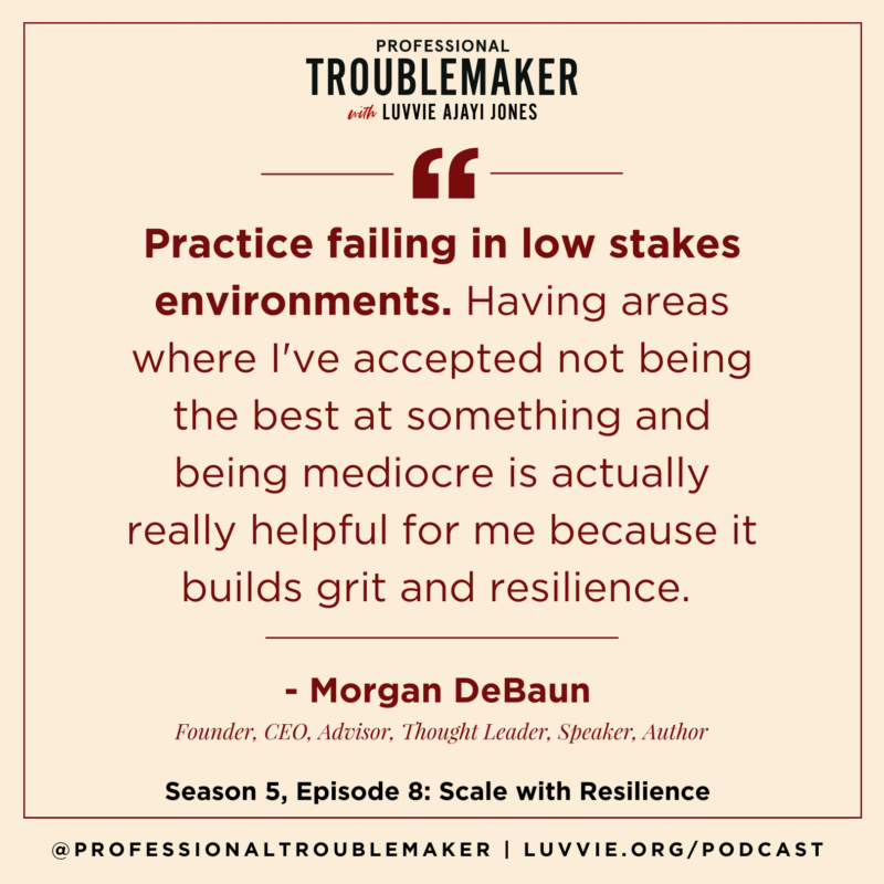 Practice failing - PT Podcast Quote Graphic - Morgan DeBaun