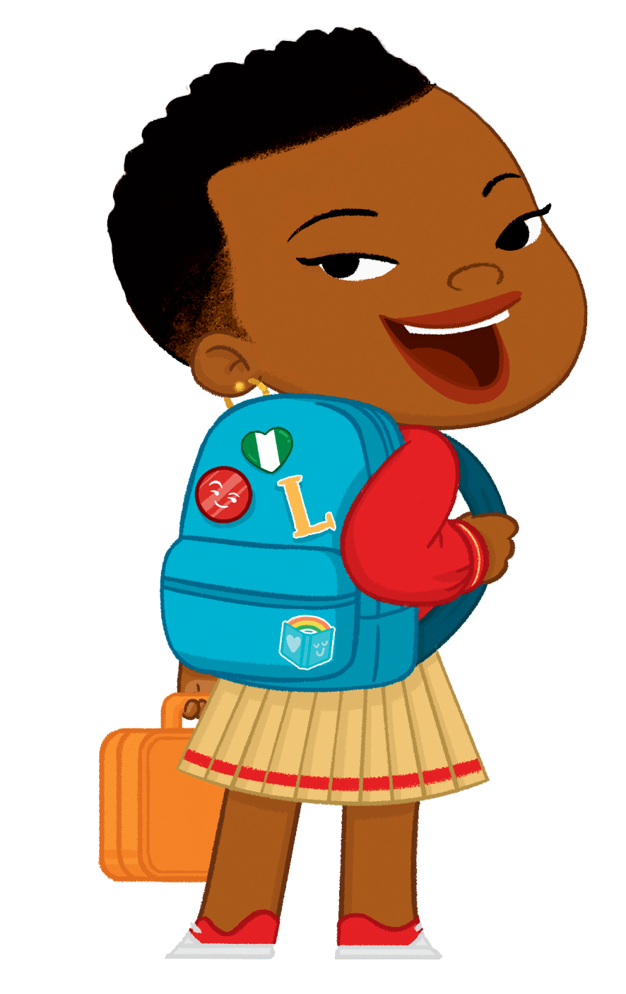 Little Luvvie with Backpack