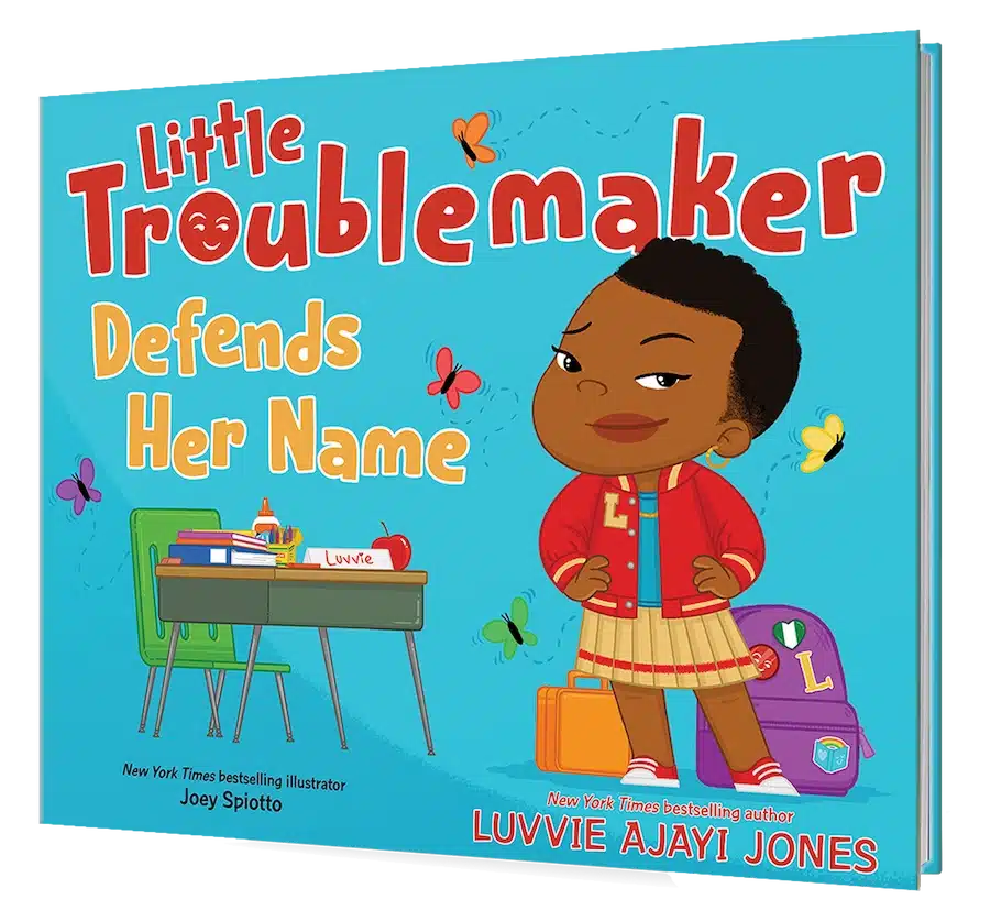 Little Troublemaker Defends Her Name - 3D Book Cover