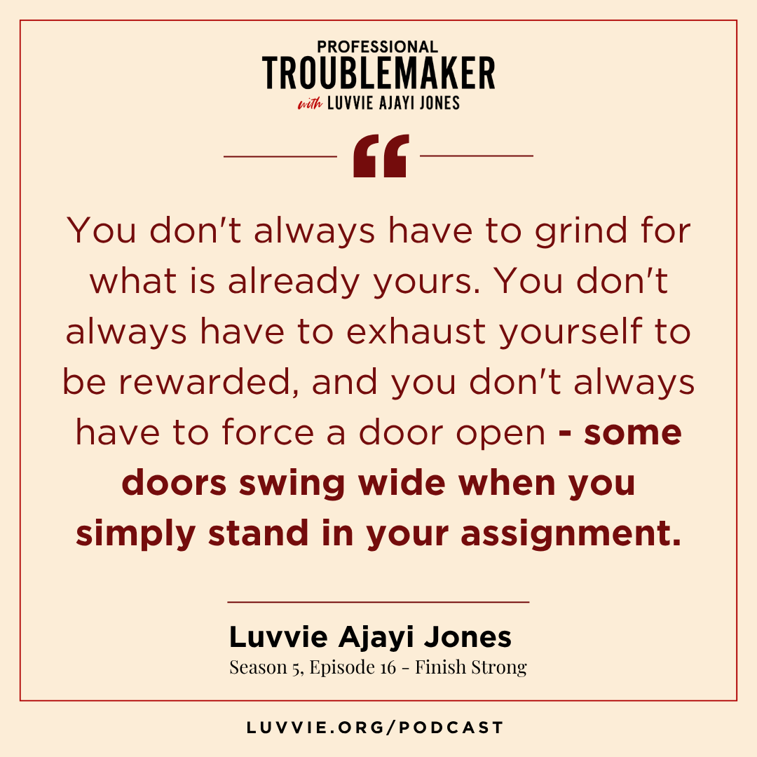Some doors swing wide - Luvvie Ajayi Jones Qoute